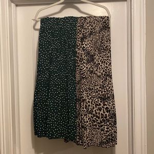 *set of two* pleated skirts